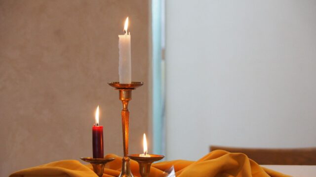 candle wax on fabric